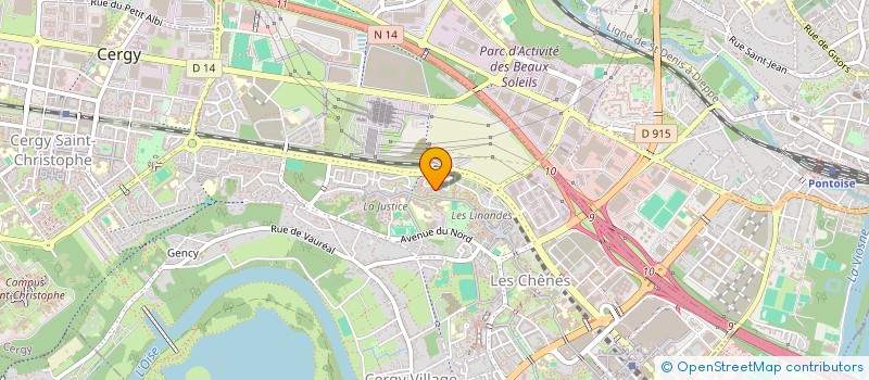 localisation de l'entreprise MADAME LAETITIA BIGOT  CERGY