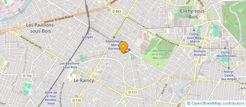 localisation de l'entreprise MADAME LAETITIA BILESI LULENDO MVUEMBA  LE RAINCY