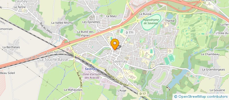 localisation de l'entreprise MADAME LAETITIA BILLEQUE  LAVAU-SUR-LOIRE