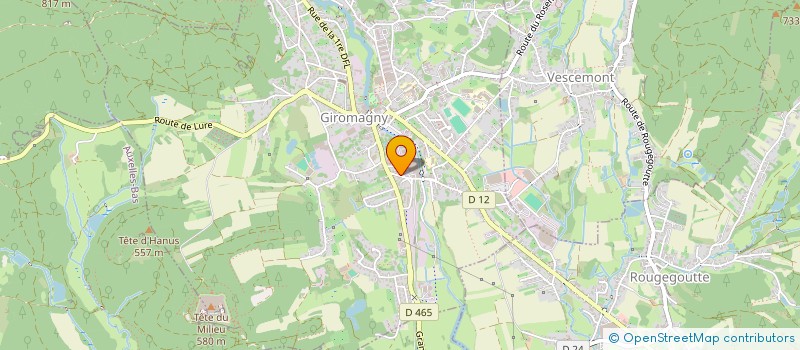 localisation de l'entreprise MADAME LAETITIA BILQUEZ à GIROMAGNY