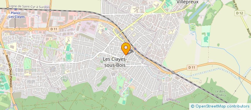 localisation de l'entreprise MADAME LAETITIA BISSON à CLAYES-SOUS-BOIS (LES)