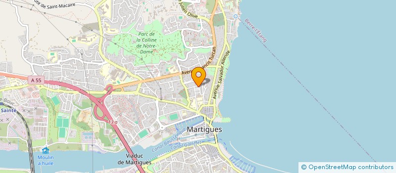 localisation de l'entreprise MADAME LAETITIA BITOUNE à MARTIGUES