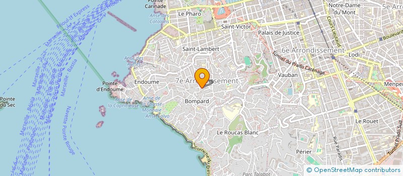 localisation de l'entreprise MADAME LAETITIA BLANC à MARSEILLE
