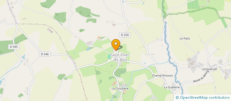 localisation de l'entreprise MADAME LAETITIA BLAVETTE à SAINT-ELLIER-LES-BOIS