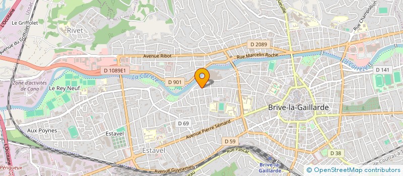 localisation de l'entreprise MADAME LAETITIA BLAZI à BRIVE-LA-GAILLARDE