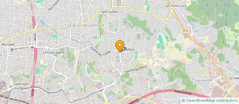 localisation de l'entreprise MADAME LAETITIA BLIND à MARSEILLE