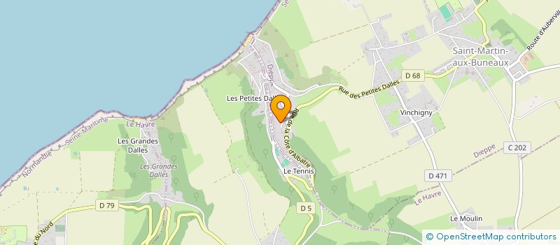 localisation de l'entreprise MADAME LAETITIA BLONDEL  SAINT-MARTIN-AUX-BUNEAUX