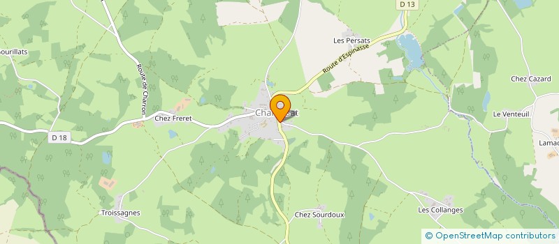 localisation de l'entreprise MADAME LAETITIA BLONDEL  CHARENSAT