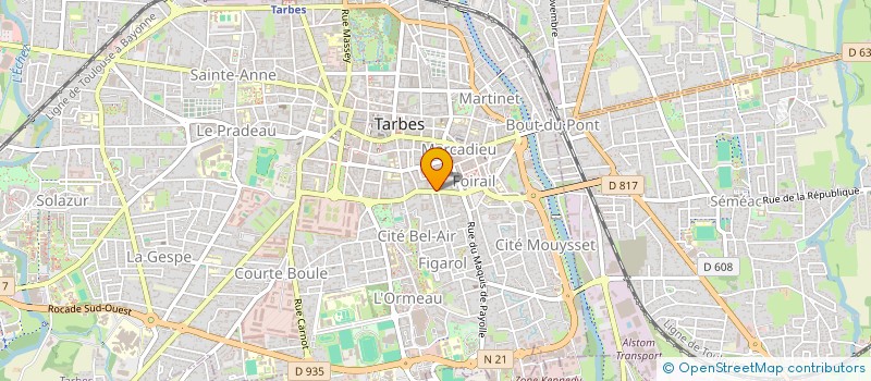 localisation de l'entreprise MADAME LAETITIA BLOT  TARBES