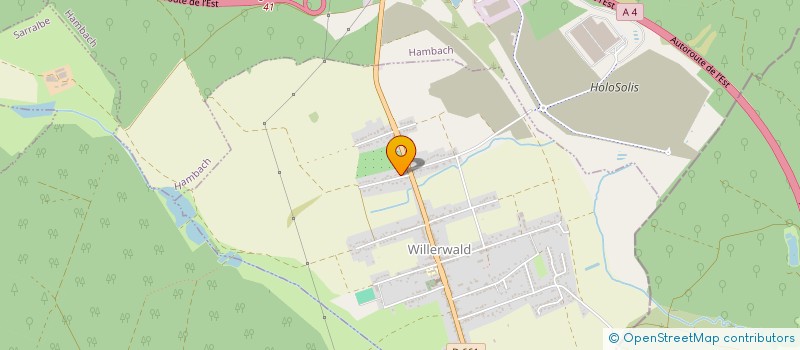 localisation de l'entreprise MADAME LAETITIA BLUM  LE VAL-DE-GUEBLANGE