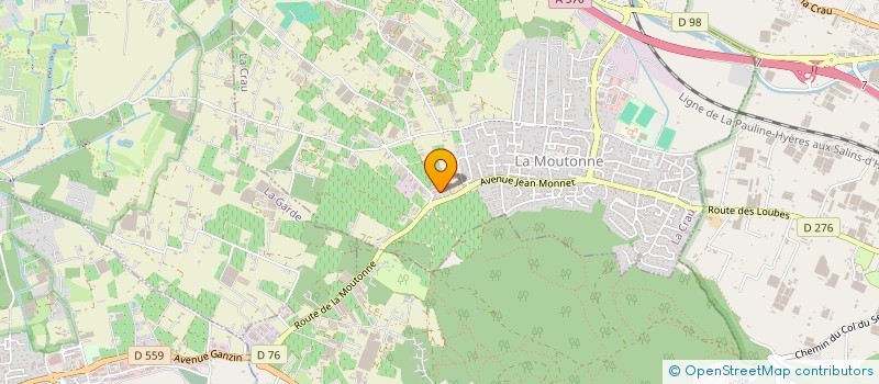 localisation de l'entreprise MADAME LAETITIA BOCHE à LA CRAU