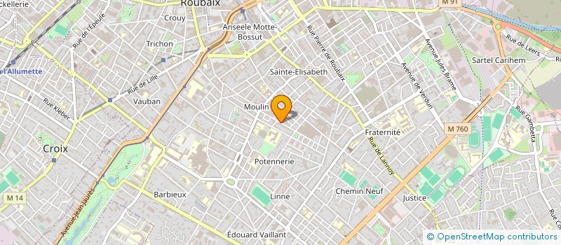 localisation de l'entreprise MADAME LAETITIA BOCQUET  ROUBAIX