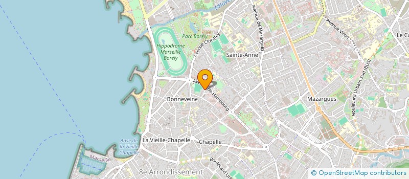localisation de l'entreprise MADAME LAETITIA BONNAT à MARSEILLE