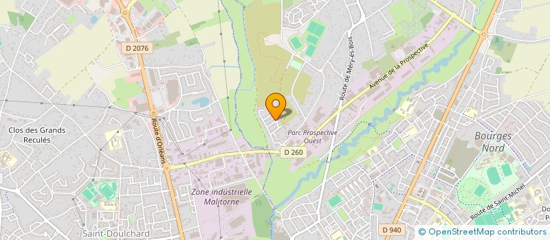 localisation de l'entreprise MADAME LAETITIA BONNEAU  MEHUN-SUR-YEVRE