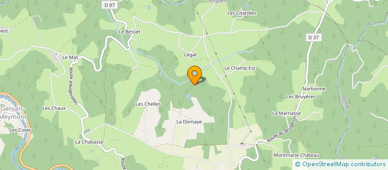 localisation de l'entreprise MADAME LAETITIA BONNEFOY  OLLIERGUES