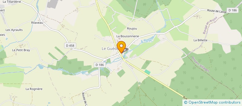 localisation de l'entreprise MADAME LAETITIA BONNET  BAUGE-EN-ANJOU