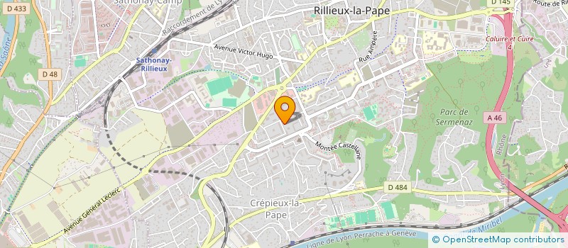 localisation de l'entreprise MADAME LAETITIA BORDEAU à RILLIEUX-LA-PAPE