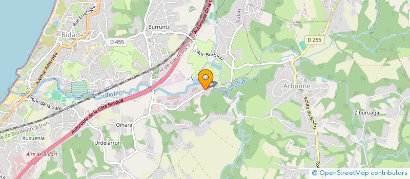 localisation de l'entreprise MADAME LAETITIA BORDESSOULLES à BIDART