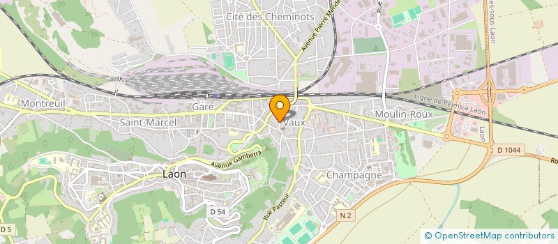 localisation de l'entreprise MADAME LAETITIA BORGNET à LAON