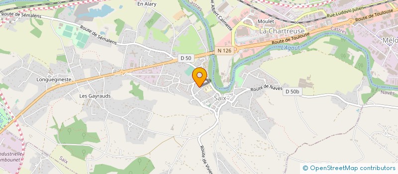 localisation de l'entreprise MADAME LAETITIA BOSC  SAIX