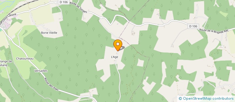 localisation de l'entreprise MADAME LAETITIA BOST  AGONAC