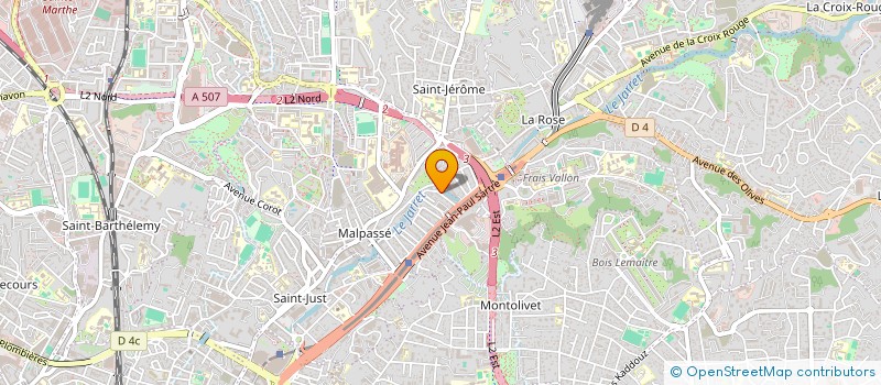 localisation de l'entreprise MADAME LAETITIA BOUAZIZ à MARSEILLE