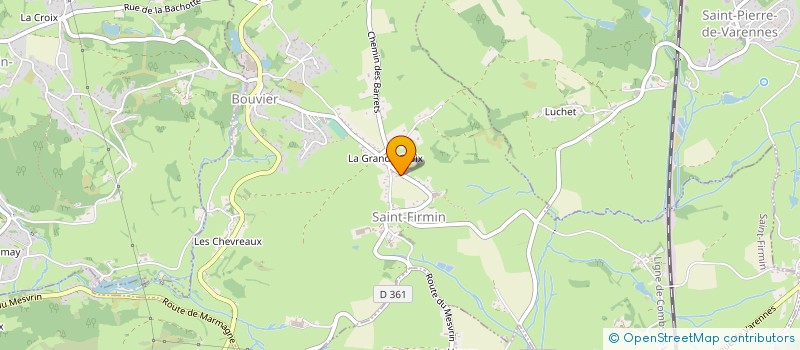 localisation de l'entreprise MADAME LAETITIA BOUDOT à SAINT-FIRMIN