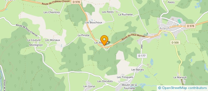 localisation de l'entreprise MADAME LAETITIA BOUILLE  ARLEUF
