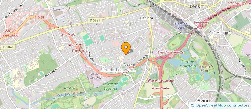 localisation de l'entreprise MADAME LAETITIA BOULANGER  ELEU-DIT-LEAUWETTE