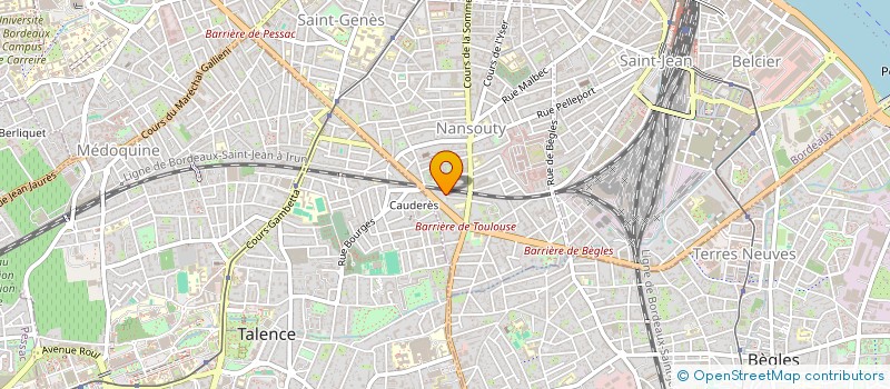 localisation de l'entreprise MADAME LAETITIA BOULE  BORDEAUX