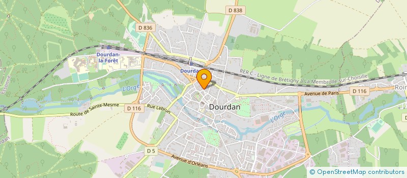 localisation de l'entreprise MADAME LAETITIA BOULLE  DOURDAN