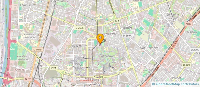 localisation de l'entreprise MADAME LAETITIA BOULLE  GRENOBLE