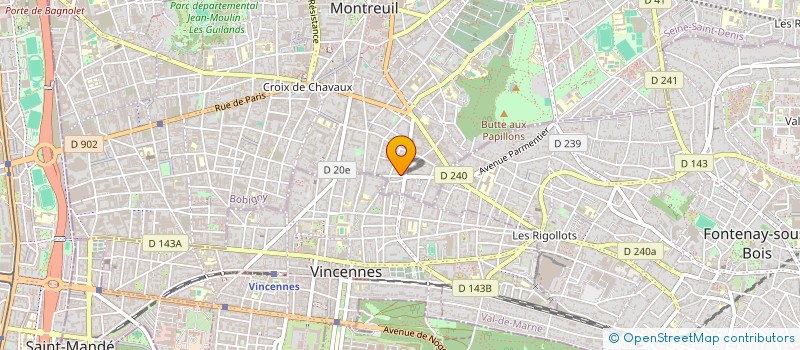 localisation de l'entreprise MADAME LAETITIA BOUMA PIOT à MONTREUIL