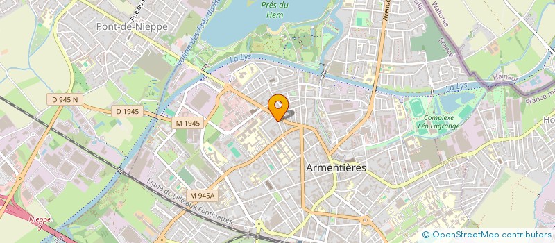 localisation de l'entreprise MADAME LAETITIA BOUMAZLAG  ARMENTIERES