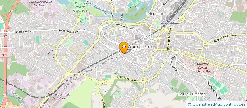 localisation de l'entreprise MADAME LAETITIA BOUQUIN à ANGOULEME