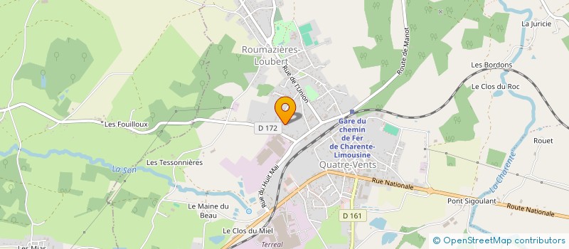 localisation de l'entreprise MADAME LAETITIA BOUR à NIEUIL