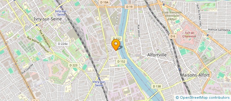 localisation de l'entreprise MADAME LAETITIA BOURDET  VITRY-SUR-SEINE