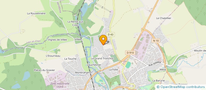 localisation de l'entreprise MADAME LAETITIA BOURGOIN à NEUVILLE-SUR-BRENNE