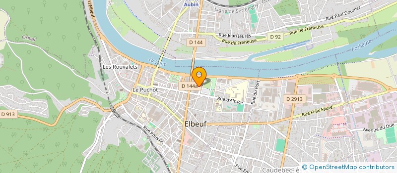 localisation de l'entreprise MADAME LAETITIA BOURY  ELBEUF