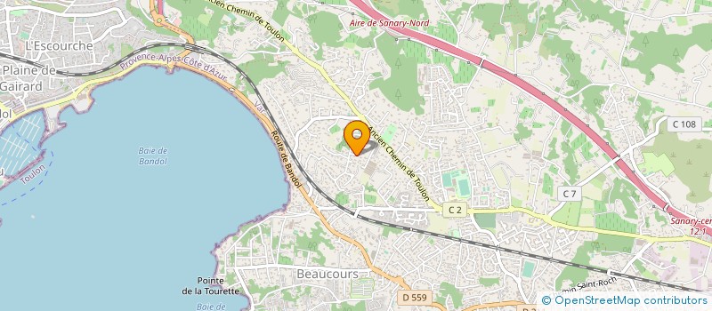 localisation de l'entreprise MADAME LAETITIA BOYER à SANARY-SUR-MER