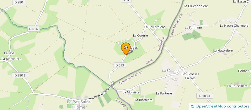 localisation de l'entreprise MADAME LAETITIA BOYER à LES MENUS