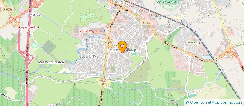 localisation de l'entreprise MADAME LAETITIA BRACKELEER  CABESTANY