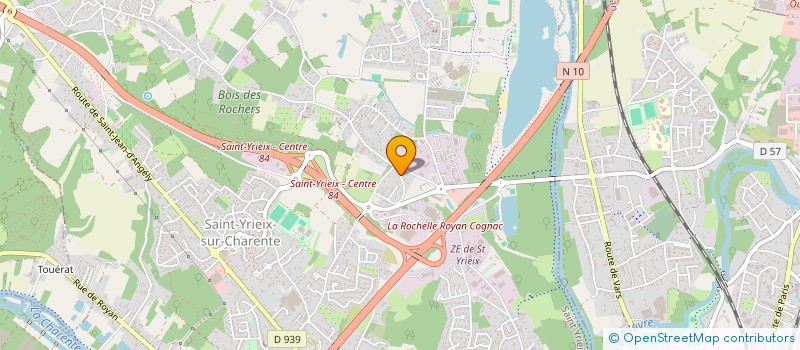 localisation de l'entreprise MADAME LAETITIA BRANCHUT à SAINT-YRIEIX-SUR-CHARENTE