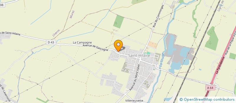 localisation de l'entreprise MADAME LAETITIA BRANLANT  SAINT-HILAIRE