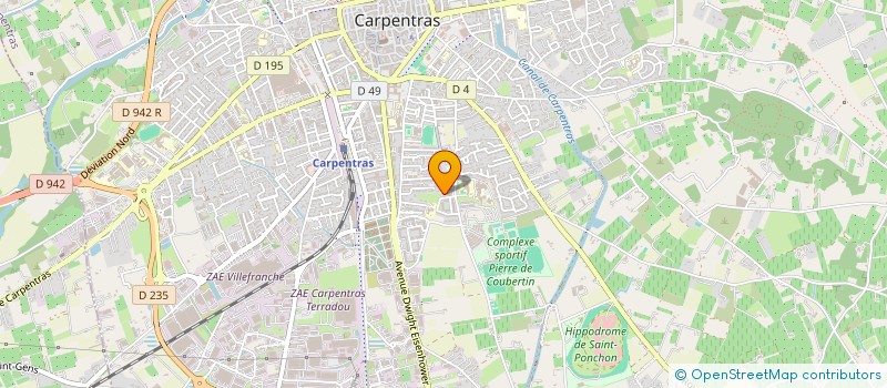 localisation de l'entreprise MADAME LAETITIA BRAVO  CARPENTRAS