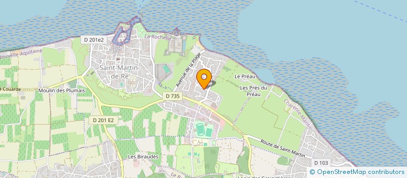 localisation de l'entreprise MADAME LAETITIA BREANT  SAINT-MARTIN-DE-RE