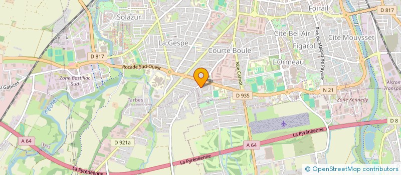 localisation de l'entreprise MADAME LAETITIA BREIDENBACH  TARBES