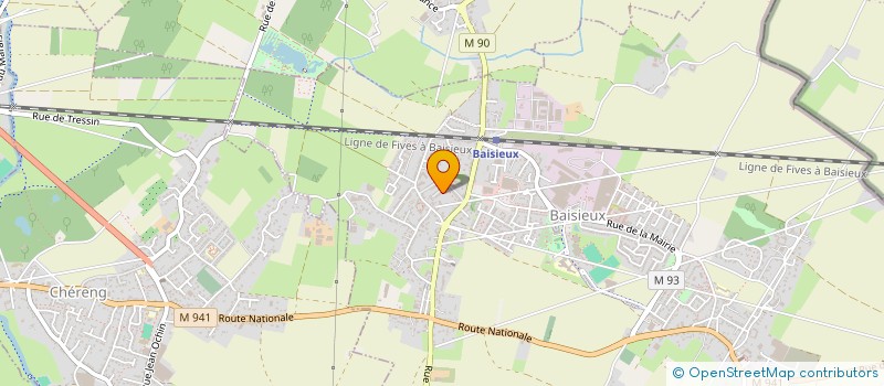 localisation de l'entreprise MADAME LAETITIA BRIDOUX à BAISIEUX
