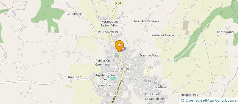 localisation de l'entreprise MADAME LAETITIA BRIER  LANMEUR