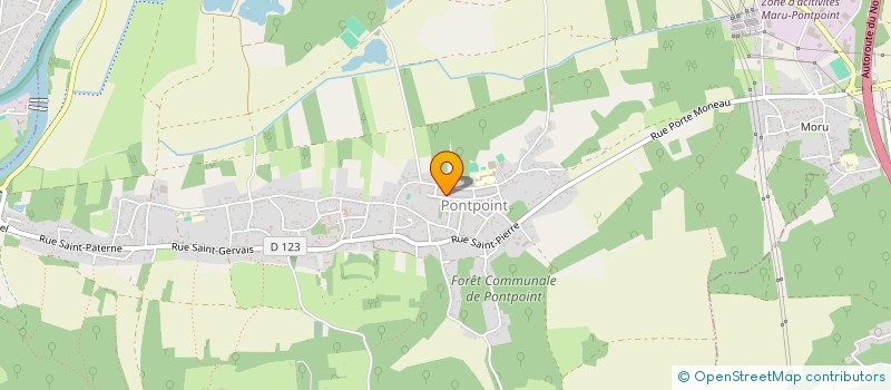 localisation de l'entreprise MADAME LAETITIA BRIL  PONTPOINT